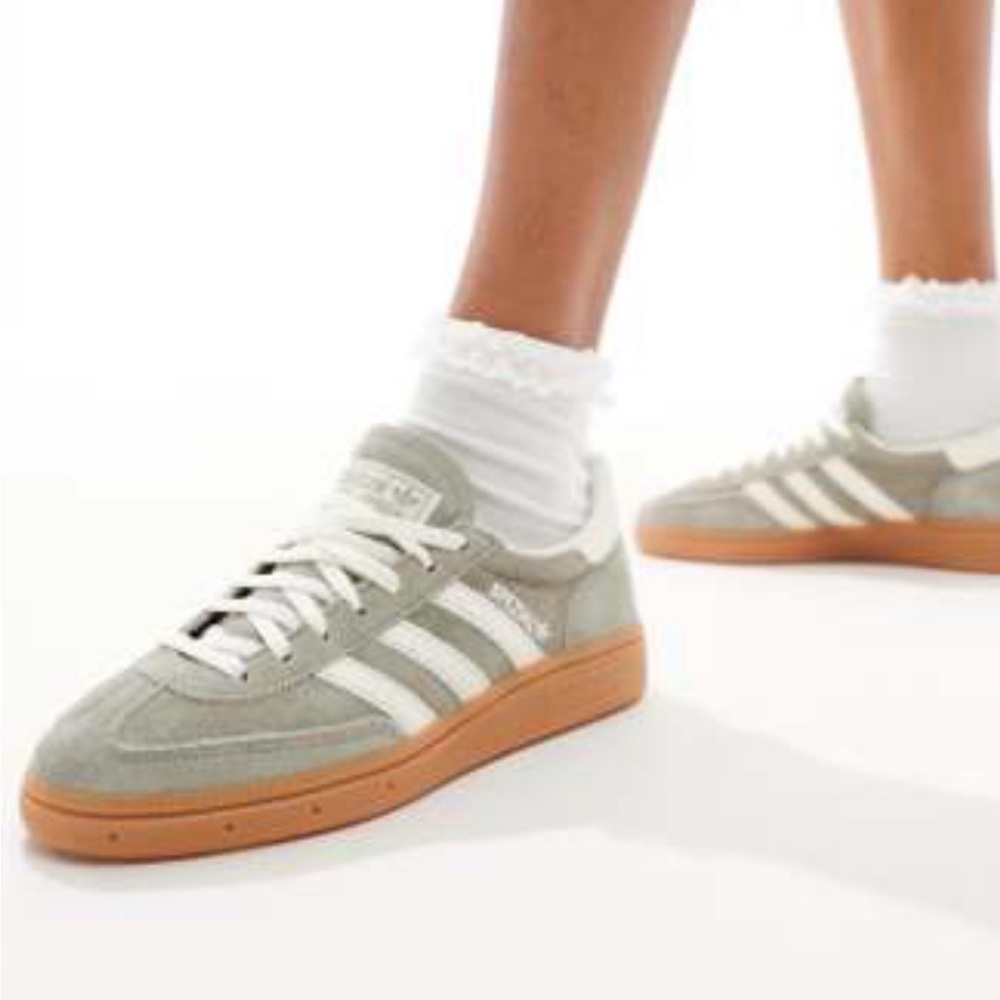 Adidas Samba Gray and White Sneakers